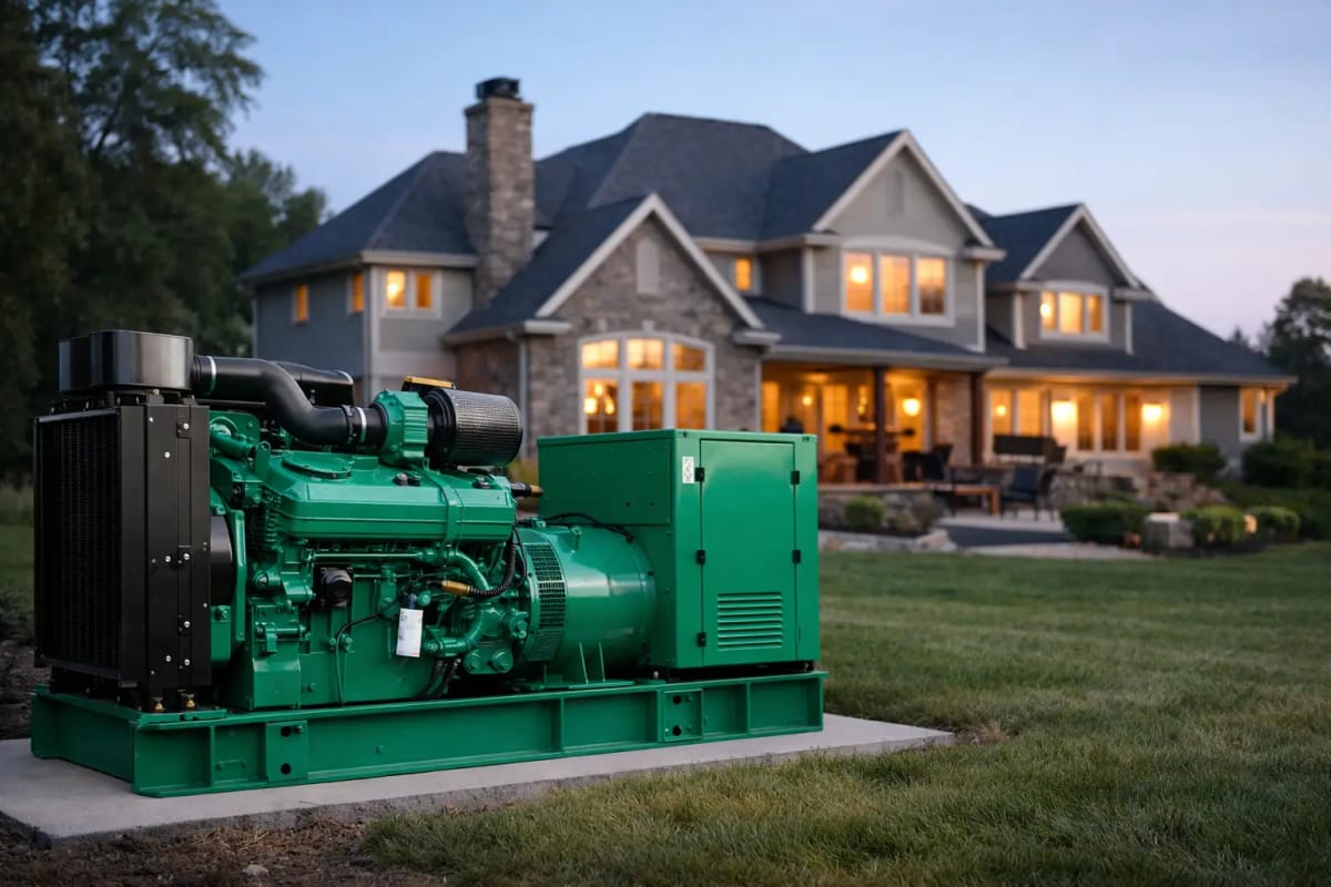 The Best Diesel Generator for a Large House